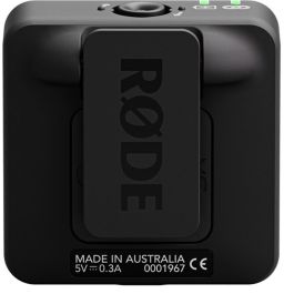 Rode Micrófono Inalámbrico WIRELESS ME WIME, Negro, Conexión USB-C y 3.5mm, para Streaming y Estudio