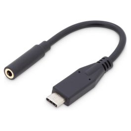 Digitus Adaptador de Audio USB-C a 3.5mm, Cable Conversor USB-C Macho a 3.5mm Hembra, 0.2 Metros, Negro Precio: 28.69000024. SKU: B1CLCPGVQ5