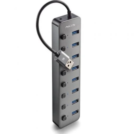NGS IHUB8 Hub USB 3.0 con 8 Puertos y 5Gbps de Velocidad, Gris Precio: 30.50000052. SKU: B1DN2T342X