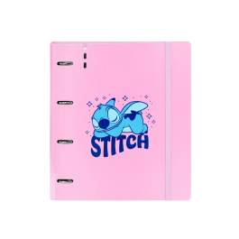 Safta Carpeta con Recambio DIN A4 4 Anillas 35mm Polipropileno Foam Cuadro 5mm Colección Stitch Ohana Precio: 18.8899997. SKU: B1D7VS54XE
