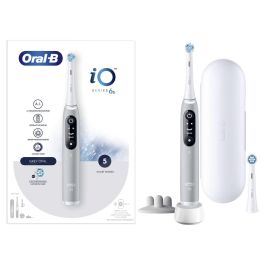 Oral-B ORA4210201427360 Cepillo de dientes eléctrico iO 6S gris con conexión Bluetooth, 2 cabezales y 1 estuche de viaje Precio: 181.5. SKU: B1AQJWMCPZ