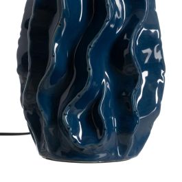 Lámpara Mesa Azul Cerámica Iluminación 40 X 40 X 62 cm