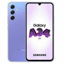 Smartphone Samsung A34 5G 6,6" Violeta 6,6" 6 GB RAM 128 GB Precio: 305.50000019. SKU: B1GK3LZSTE