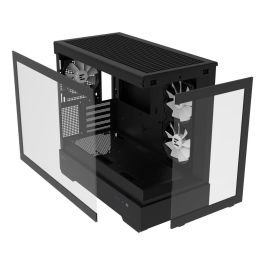 Zalman P30 Mini Tower PC Negro para placas base Mini-ATX/ITX con soporte para discos de 2.5"/3.5" y USB 3.2 Gen 1/2