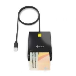 AISENS - LECTOR DE TARJETA INTELIGENTE DNI, NEGRO