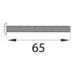 Edm Tornillo cilindro trn16 M5 x 65 mm acero latonado - 4 uds Edm Tornillo cilindro trn16 M5 x 65 mm acero latonado - 4 uds