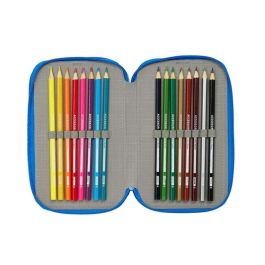 Safta Plumier Triple 37 Pcs Batman Preescolar 12,5x19,5x5,5 cm