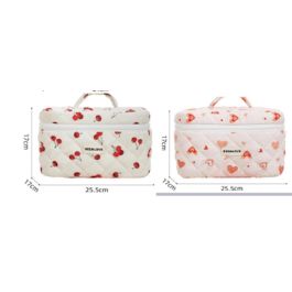 DKD Home Decor Neceser Romantico Blanco Rojo 25.5 x 17 x 17 cm (4 Unidades) Precio: 27.50000033. SKU: B1CB76N92J