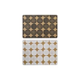 DKD Home Decor Individual Básicos Negro Blanco Diseño Círculos Poliéster 43x30cm Colores Surtidos (12 Unidades) Precio: 16.7706. SKU: B1K3KZJ37L
