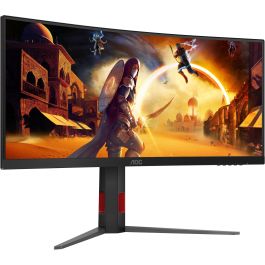 AOC CU34G4Z Monitor Gaming 34" Curvo Fast VA Wide Quad HD 3440x1440 1ms 240Hz 2xHDMI DisplayPort USB Negro/Rojo