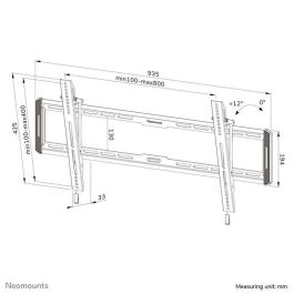 Neomounts Wl35-550Bl18 Soporte de pared inclinable para TV/Monitor 43-86" Negro, 70kg, VESA 100x100-800x400mm, con sistema magnético de liberación. Neomounts Wl35-550Bl18 Soporte de pared inclinable para TV/Monitor 43-86" Negro, 70kg, VESA 100x100-800x400mm, con sistema magnético de liberación.