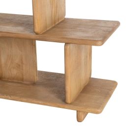 Estantería Natural Madera de Mango Salón 106 X 35,50 X 175 C