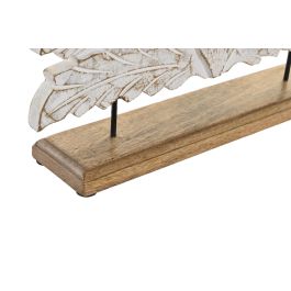 DKD Home Decor Set 4 Figuras Decorativas Marron Claro Mango MDF 39 x 32 x 8 cm