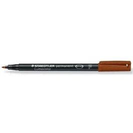 Rotulador permanente Staedtler Lumocolor Marrón (10 Unidades) Rotulador permanente Staedtler Lumocolor Marrón (10 Unidades)