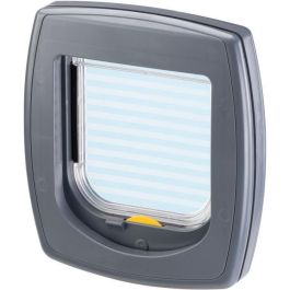 Puerta para gatos - FERPLAST - Columpio 3 - 21,5 x 5 x 24 cm - Gris Puerta para gatos - FERPLAST - Columpio 3 - 21,5 x 5 x 24 cm - Gris