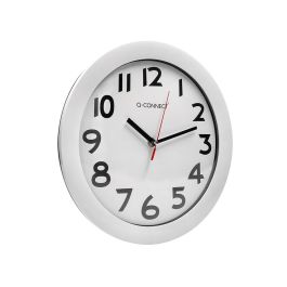 Reloj Q-Connect De Pared Plastico Oficina Redondo 30 cm Marco Blanco Reloj Q-Connect De Pared Plastico Oficina Redondo 30 cm Marco Blanco