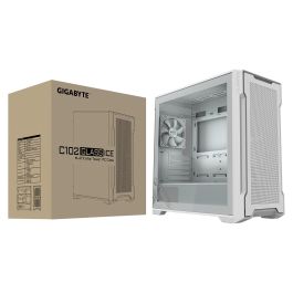 GIGABYTE C102 GLASS Midi Tower PC Blanco con Vidrio Templado para Gaming