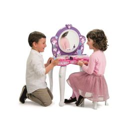 Chicos Tocador de Juguete Topstar con Taburete, Luces y 12 accesorios. Medidas 51x56x85 cm. Ideal para 3 a 5 años