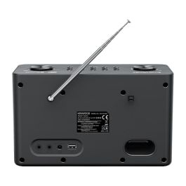 Kenwood CR-ST100S-B Radio Internet Digital con DAB+/FM, Bluetooth, Wi-Fi, Spotify, Altavoces, Pantalla TFT 2.3", Mando a Distancia, Negro