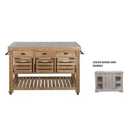 DKD Home Decor Isla de Cocina Cottage Abeto y Piedra Sinterizada Blanco Negro 142x75x96 cm con 3 Cajones y Estantería DKD Home Decor Isla de Cocina Cottage Abeto y Piedra Sinterizada Blanco Negro 142x75x96 cm con 3 Cajones y Estantería Precio: 1189.79000041. SKU: B17DRGM5H7