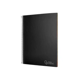 Liderpapel Cuaderno Espiral A4 Micro Jolly Tapa Forrada 140 Hojas Cuadro 5mm Negro