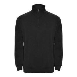Roly Sudadera Aneto Negro Talla XXL Media Cremallera Cuello Alto 68x76cm 50% Algodón 50% Poliéster Precio: 27.69000058. SKU: B172NWAAMT