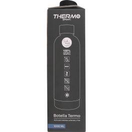 Botella Termo Soft Touch 1L Negra Thermosport (6 Unidades) Botella Termo Soft Touch 1L Negra Thermosport (6 Unidades)