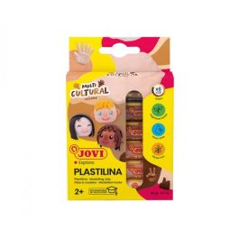 Estuche Plastilina 6 Barras de 15Gr Colores Surtidos Gama Multicultural Jovi 90/6M