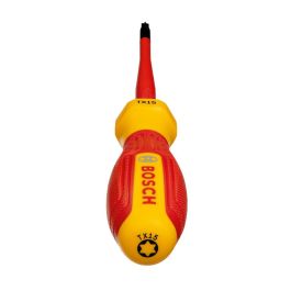 BOSCH AAAKE92906 Destornillador VDE Aislado 1000V, TX15x75, Mango de Elastómero Termoplástico Antideslizante