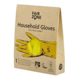 FAIR SQUARED Guantes de Látex 100% Natural para Hogar Talla S, Certificados, Veganos y de Comercio Justo Precio: 4.94999989. SKU: B1929QJJ7L