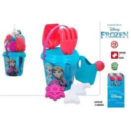 Color Baby Frozen Set Cubo Playa IML D18CM+CED+PA+RA+2 MO-DISP 16