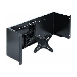 DeLOCK Brazo de Monitor para Rack, 4U, Negro, 19" / 48.3 cm, Montaje en Rack, Metal, Soporta hasta 10 kg