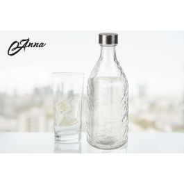 Botella de Cristal La Mediterránea Metal Vidrio 1 L (12 Unidades) Botella de Cristal La Mediterránea Metal Vidrio 1 L (12 Unidades)