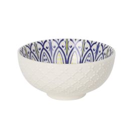 La Mediterranea Bol Aperitivo Japonés Ø15.3 x 7.2 cm con 6 Diseños Relieve "Kaito" Cerámica (18 Unidades)