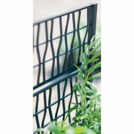 Jardinera Ethica rectangular 80 cm con enrejado grafito