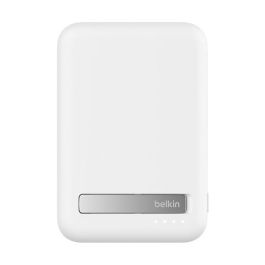 Belkin BPD008BTWH Powerbank Magnética 10000 mAh Qi2 Carga Rápida Inalámbrica Blanca para iPhone