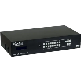 Muxlab Matriz HDMI/HDBT 8X8 4K60 de 8 Entradas y 8 Salidas HDBaseT, Resolución 4K/60Hz Precio: 4167.013125. SKU: B1DXWSKXP9
