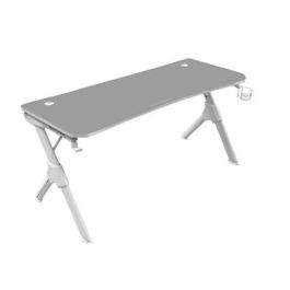 Mars Gaming Mgd140 W Mesa Gaming Grande 140x60 cm Blanco con Soporte para Cascos y Botellas, Acero y Fibra de Carbono Precio: 224.4999999. SKU: S0232234