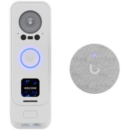 Ubiquiti G4 Pro PoE KIT Doorbell White, Timbre Inteligente PoE para Hogar con Cámara 5MP, Audio Bidireccional y Visión Nocturna IPX4