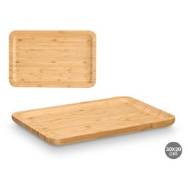 Kinvara Bandeja Rectangular de Bambú 30.2x19.7 cm Natural - Servir y Decorar para Mesa y Cocina (12 Unidades) Precio: 52.69000055. SKU: B123RT2YM7