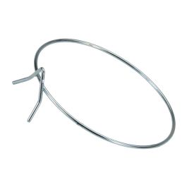 Sauvic Soporte para macetero de pared zincado 22cm sv03190 - Aro de 5-6mm grosor, fabricación nacional
