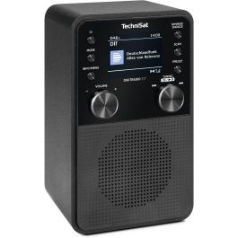 TechniSat DigitRadio 317 Radio Portátil DAB+ FM Negro con Bluetooth y Pantalla TFT 2.4"