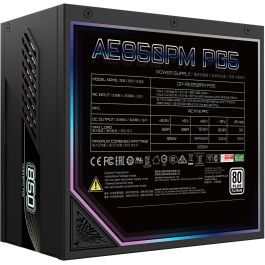 GIGABYTE AORUS Fuente Alimentación 850W AE850PM PG5 80+ Platinum Modular PCIe 5.0 ATX 3.0