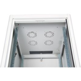 Digitus Armario de Red Dynamic 22U 600x600mm Gris, 600kg, Puerta de Vidrio, Paneles Laterales, IP20