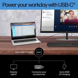 HP Monitor E27k G5 / 27" / 4K / HDMI-DisplayPort-USB(A)-USB(C) / Regulable Altura HP Monitor E27k G5 / 27" / 4K / HDMI-DisplayPort-USB(A)-USB(C) / Regulable Altura