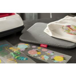Cricut 2006053 Esterilla protectora de planchado, 120 mm x 305 mm, Gris