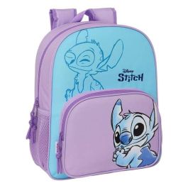 Safta Mochila Escolar Junior Adaptable a Carro Stitch Sweet - 380x320x120 mm