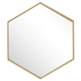 Juego De 4 Espejos Hexagonales Home Deco Factory Juego De 4 Espejos Hexagonales Home Deco Factory