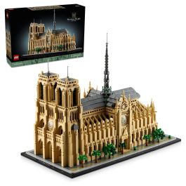 LEGO Architecture Notre-Dame de Paris 21061 Juego de Construcción para Adultos con 4383 Piezas