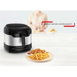 Tefal FF215D30 Freidora Uno M, 1.8 L de Aceite, 1 kg de Capacidad de Fritura, 1600W, Termostato Ajustable